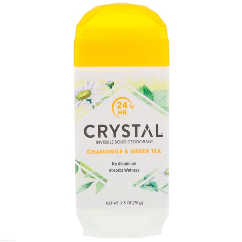 Дезодорант твёрдый невидимый, ромашка и зелёный чай / Crystal Body Deodorant 70 г