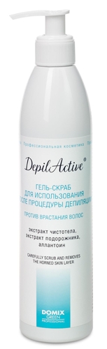 Гель-скраб для использования после процедуры депиляции / Depil Active 310 мл