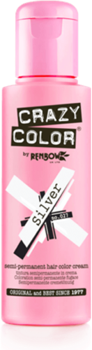 Краска для волос, серебряный / Crazy Color Silver 100 мл