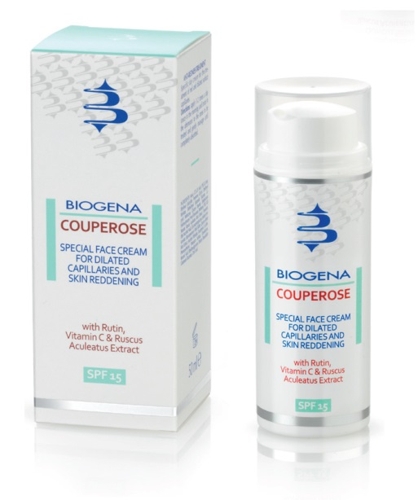 Крем тонизирующий дневной против покраснений и купероза SPF 15 / BIOGENA COUPEROSE 50 мл